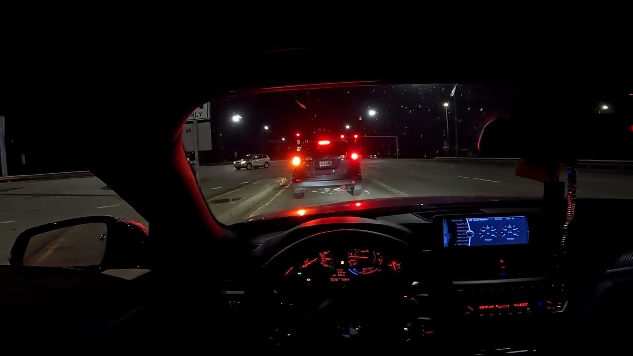 POV NIGHT DRIVE /  Catless Downpipe F30 335i