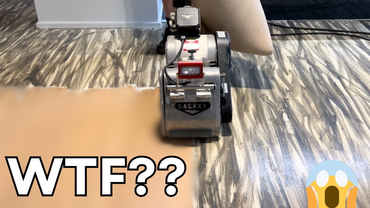This floor was CRAZY! 😱 | Hardwood Floors Restoration