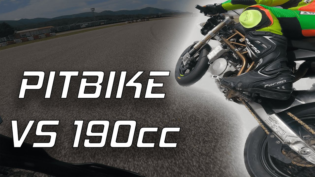 PITBIKE VS 190CC A LIMATOLA!!!