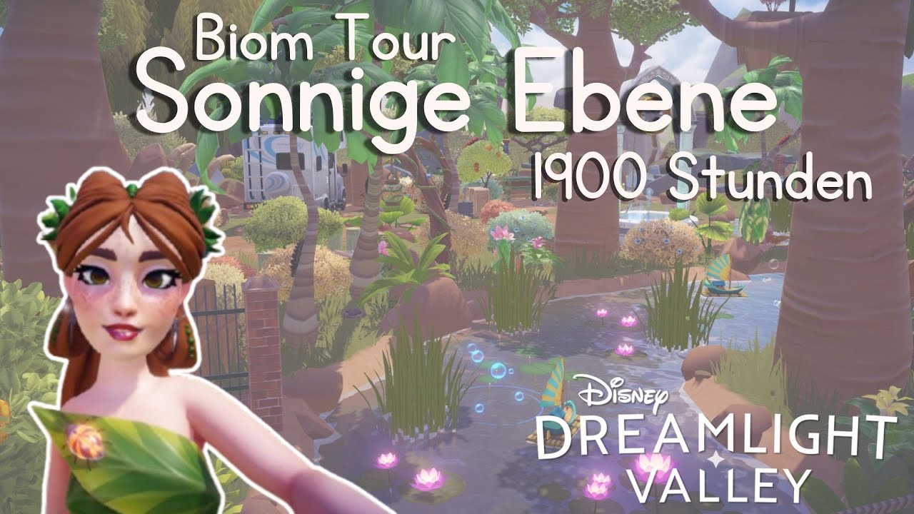 Sonnige Ebene BIOM TOUR | 1900+ Stunden | Disney Dreamlight Valley