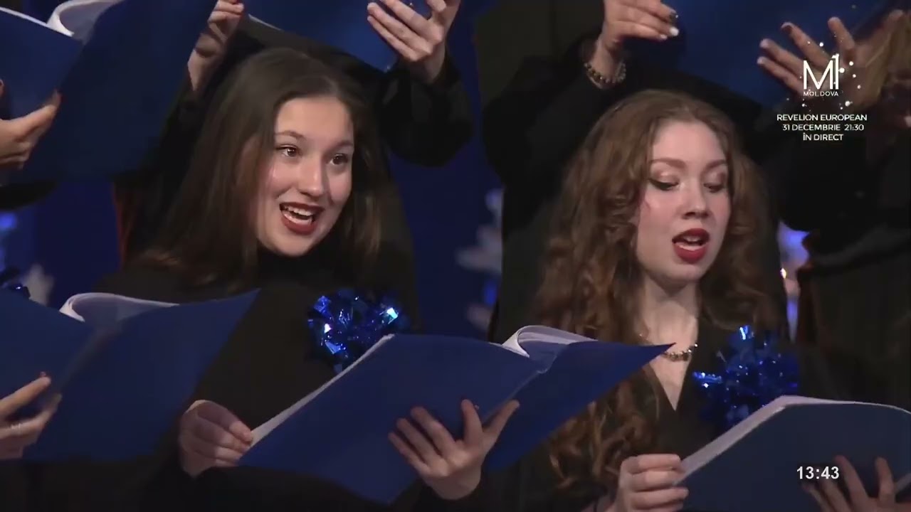 Prin muzica in europa / Revelion-2024 / Corala Gloria a CEEA „Ștefan Neaga”