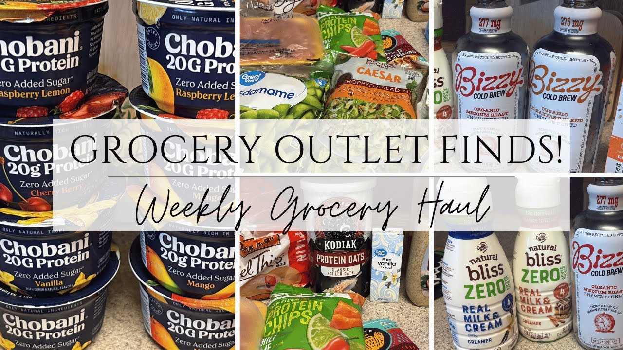 GROCERY OUTLET FINDS! | Weekly High Protein Grocery Haul |  Walmart & Safeway  🛒