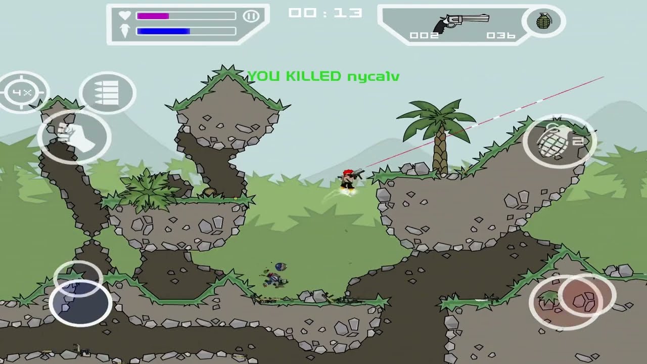 Mini Militia : FE vs 1V Ft Trouble Taido