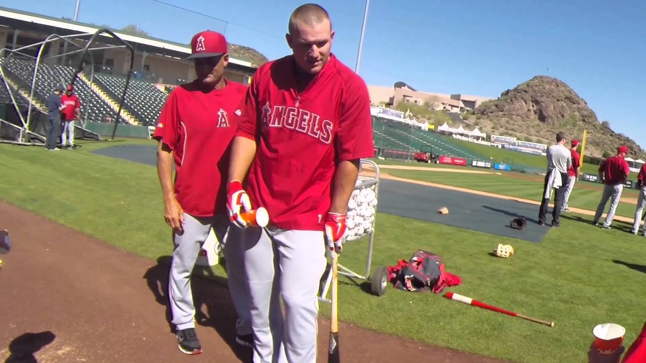 Mike Trout -  LA Angels Spring Training - 2014