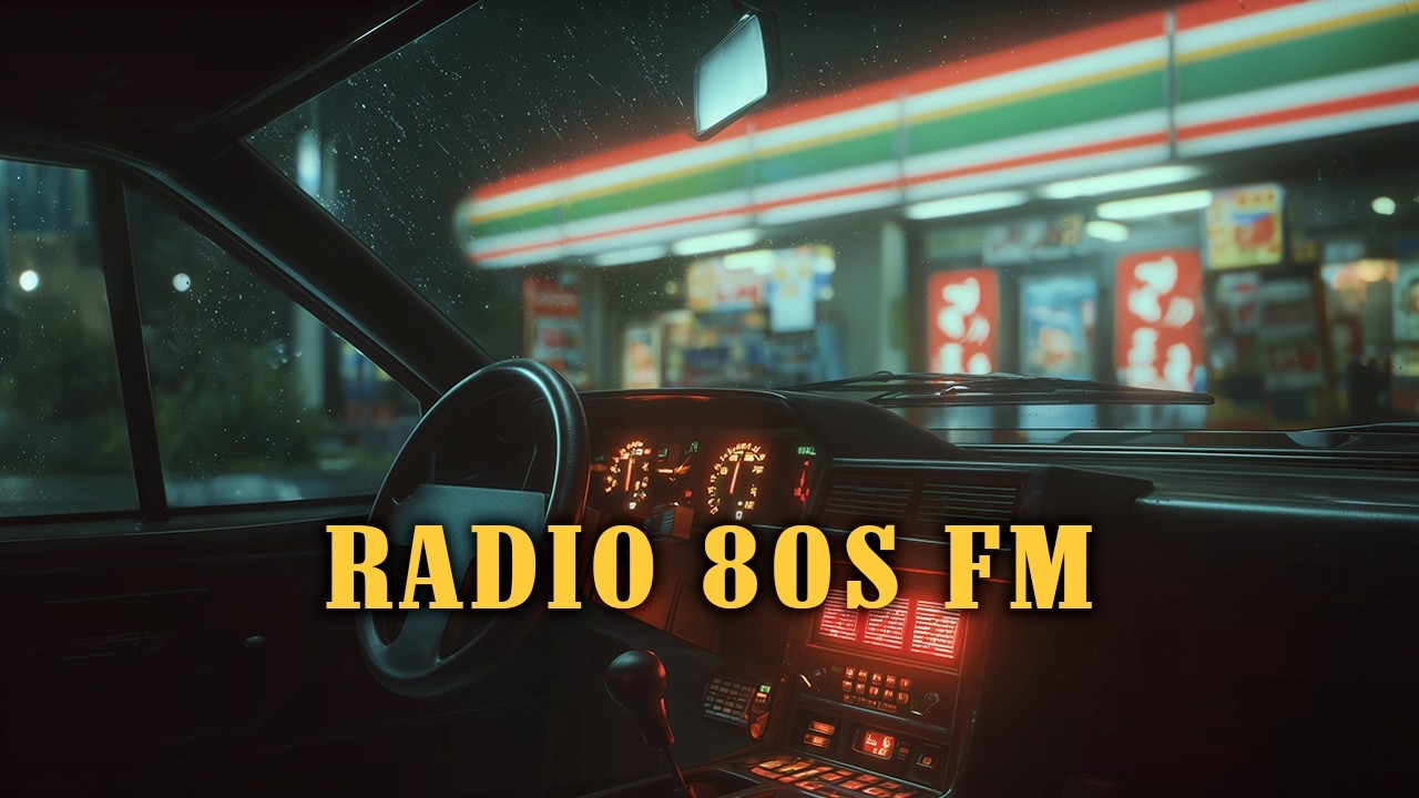 80s Friday Night Drive 🌙 Nostalgic Love Songs Cassette & Midnight Memories
