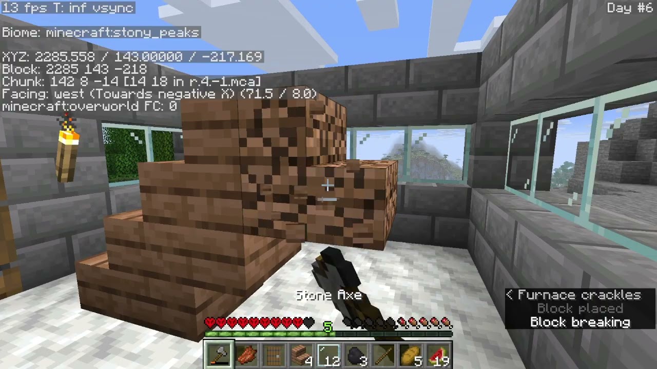Minecraft episode 3 building a base