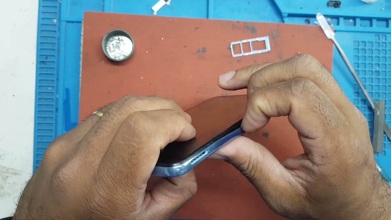 troca da tela completa com aro do SAMSUNG A32