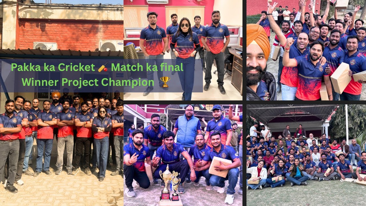 Pakka Cricket League ka final winner Project Champion | Full enjoyed of Cricket tournament #daily 