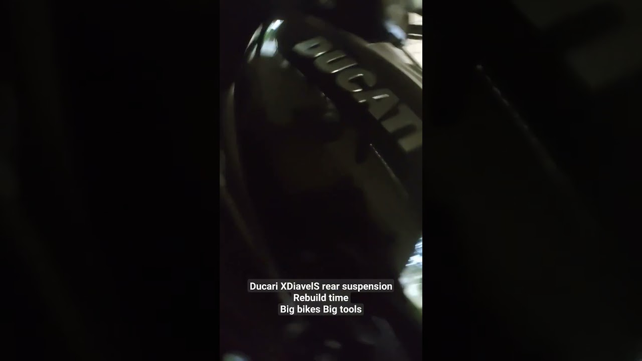 Ducati XDiavelS Rear Suspension Rebuild