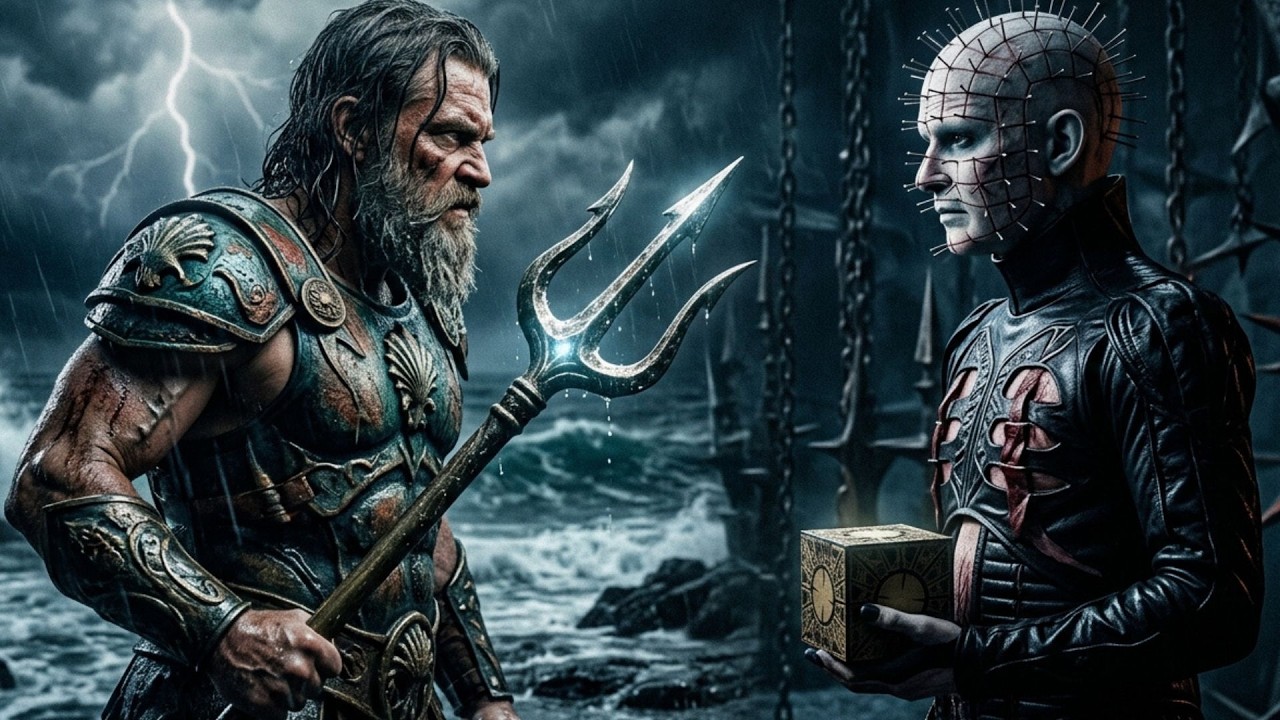 Poseidon VS Pinhead - WHO WOULD WIN | LEGENDARY FIGHTS