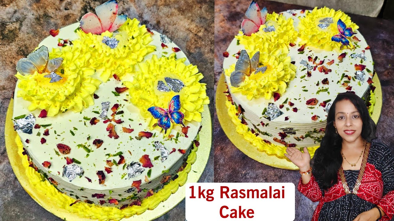 1 kg Rasmalai Cake Recipe