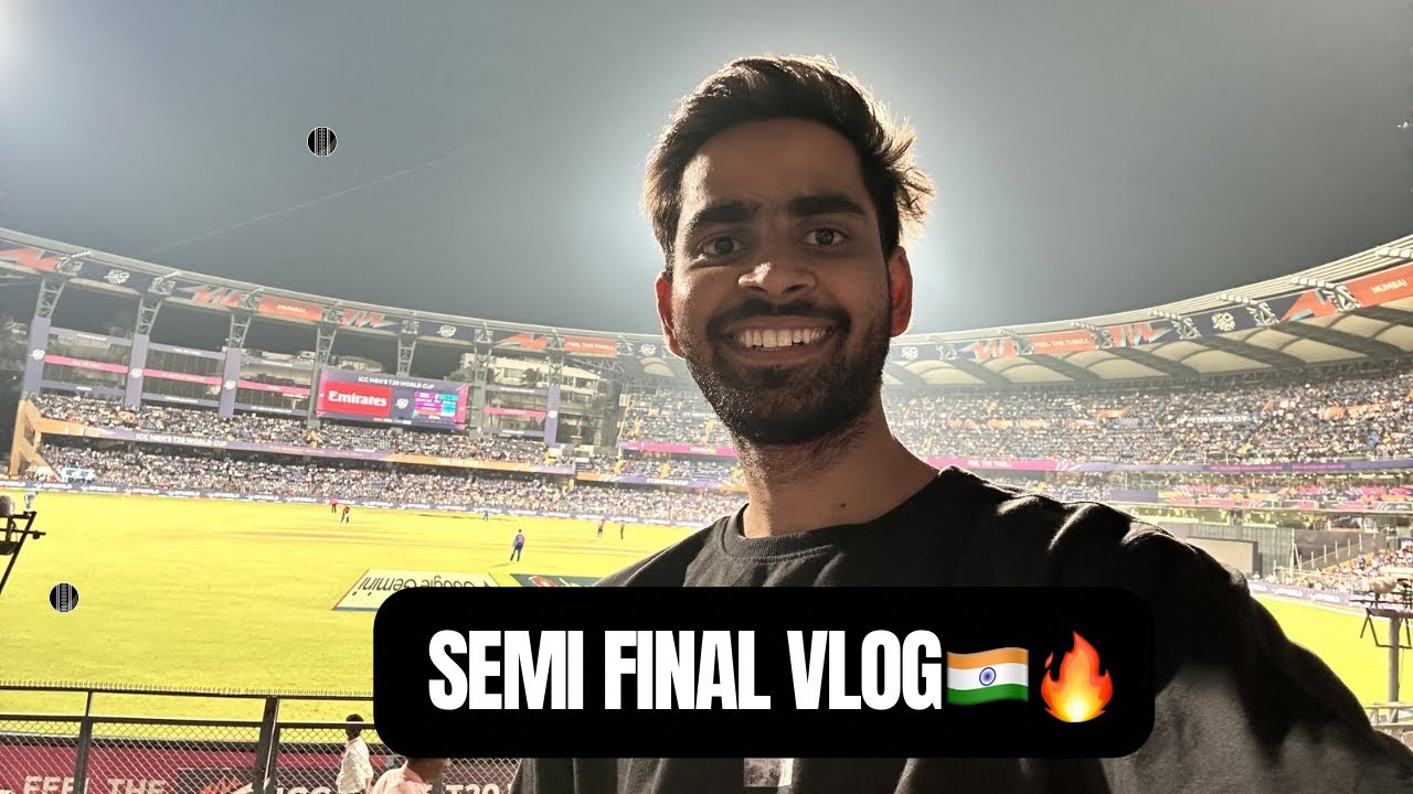 India Beat England in Semi Final! 🇮🇳 | Full Vlog from Wankhede Stadium | Crowd Celebration