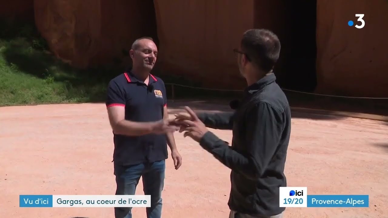 Les Mines de Bruoux à Gargas au JT Provence Alpes
