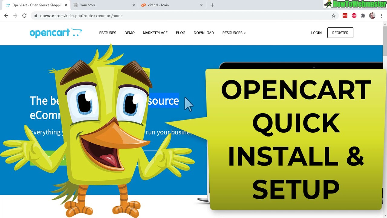 OpenCart Review & Quick Setup Free Open Source Ecommerce Store