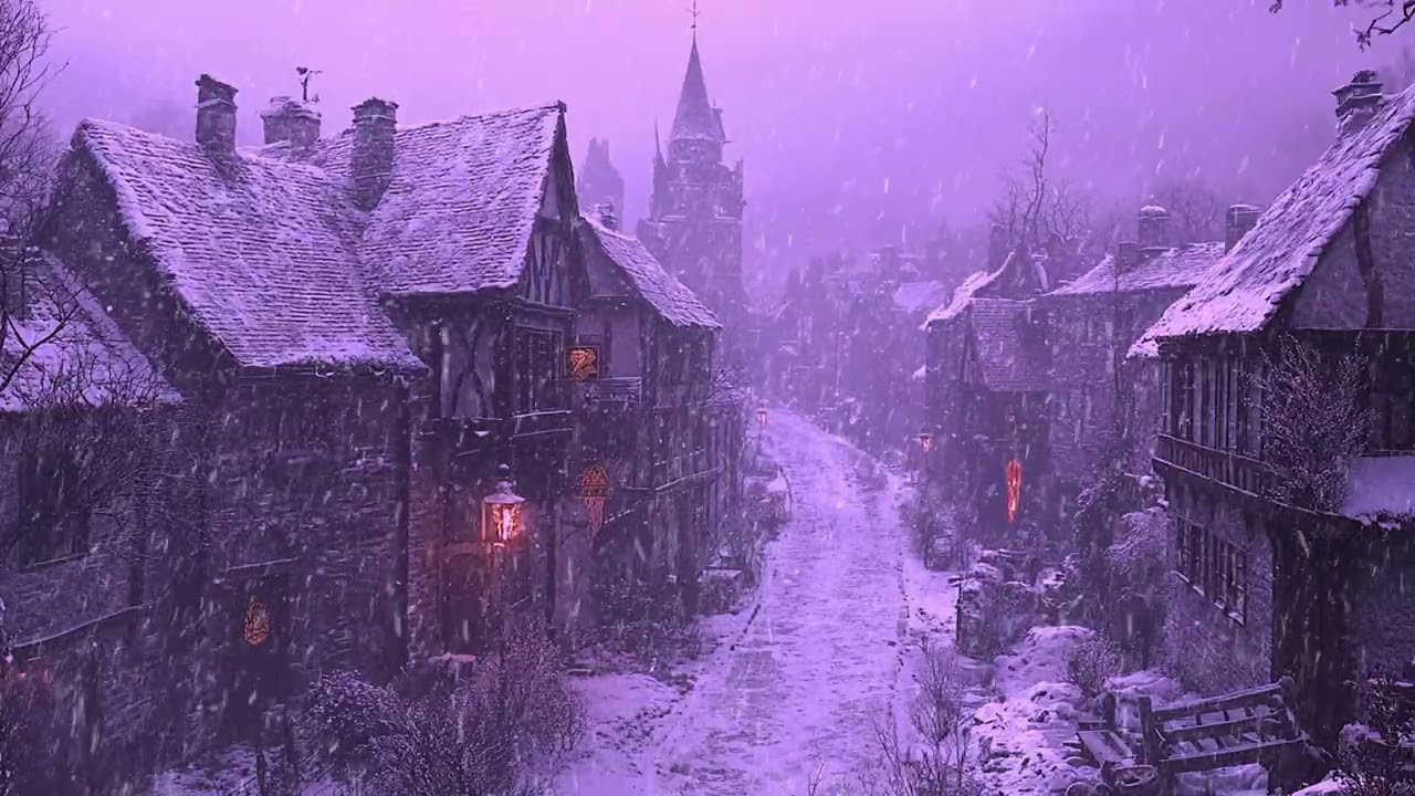 A Quiet Winter World Formed by Falling Snow and Long Moments of Stillness