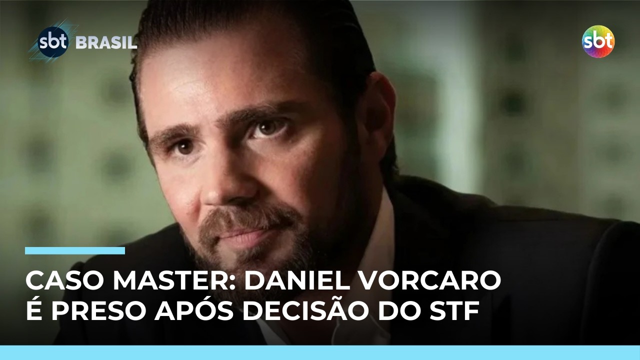 Caso Master: Daniel Vorcaro é preso após decisão do ministro André Mendonça | #SBTBrasil