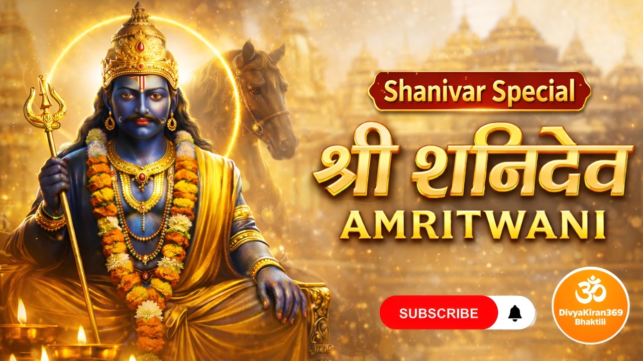श्री शनिदेव अमृतवाणी | शनिवार Special Shani Dev Bhajan