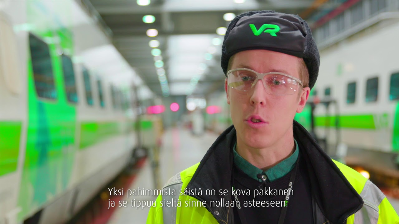 Mitä huoltotoimenpiteitä junille tehdään talvella?
