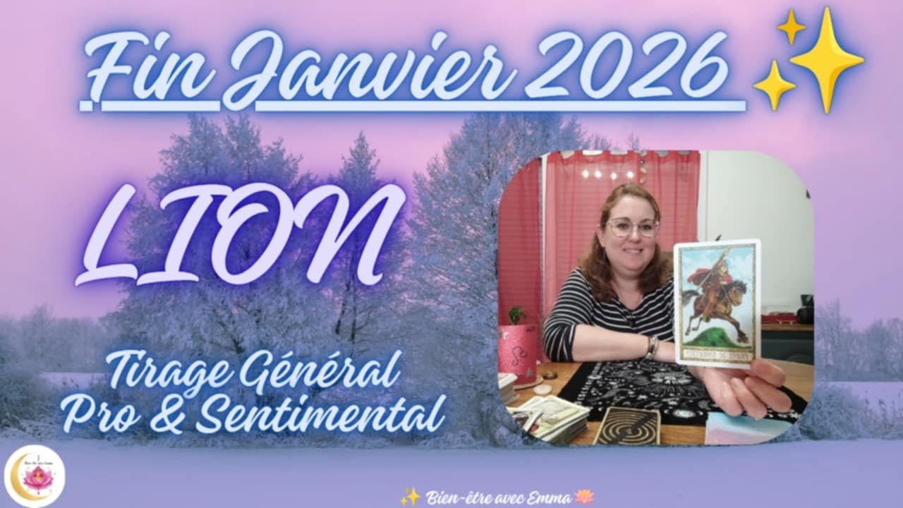 💫LION ♌ FIN JANVIER 2026 ~ VOUS VOUS LANCEZ DANS UN NOUVEAU DÉFI 😎🏇💪💫