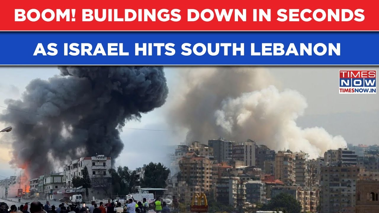 IDF Bombs Syria-Lebanon Border Crossings| On Cam- Buildings Down In Seconds After Deadly Airstrikes