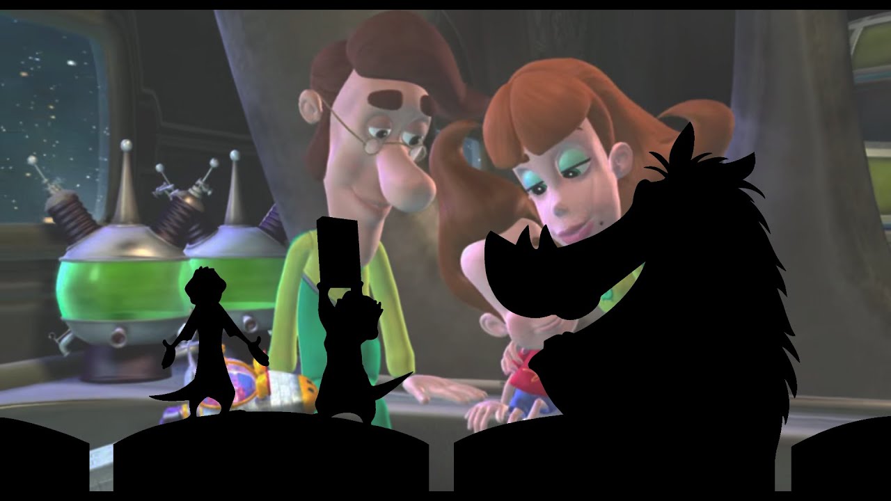 Timon and Pumbaa Rewind Jimmy Neutron: Boy Genius