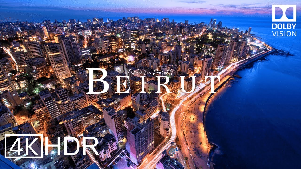 Beirut, Lebanon 🇱🇧 in 4k HDR ULTRA HD 60 FPS Dolby Vision™ Drone Video