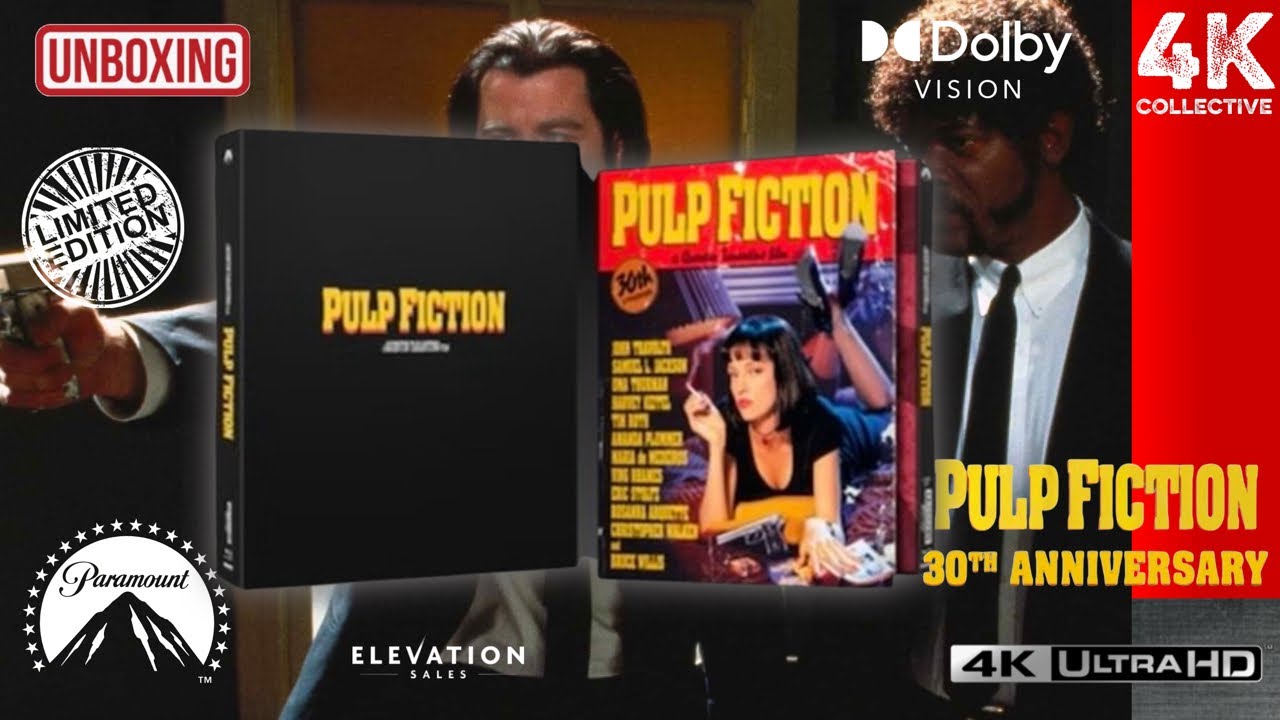 Pulp Fiction 4K UltraHD Blu-ray 30th Anniversary Limited Edition