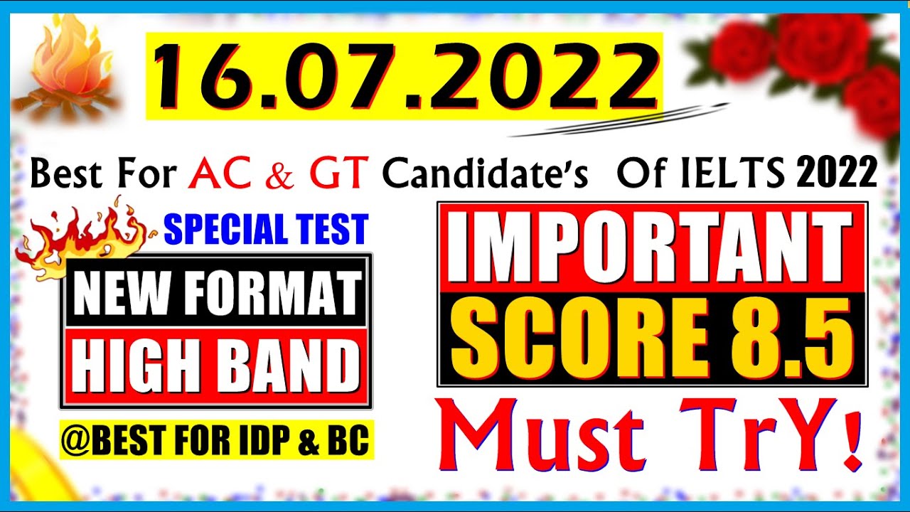 IELTS LISTENING PRACTICE TEST 2022 WITH ANSWERS | 16.07.2022