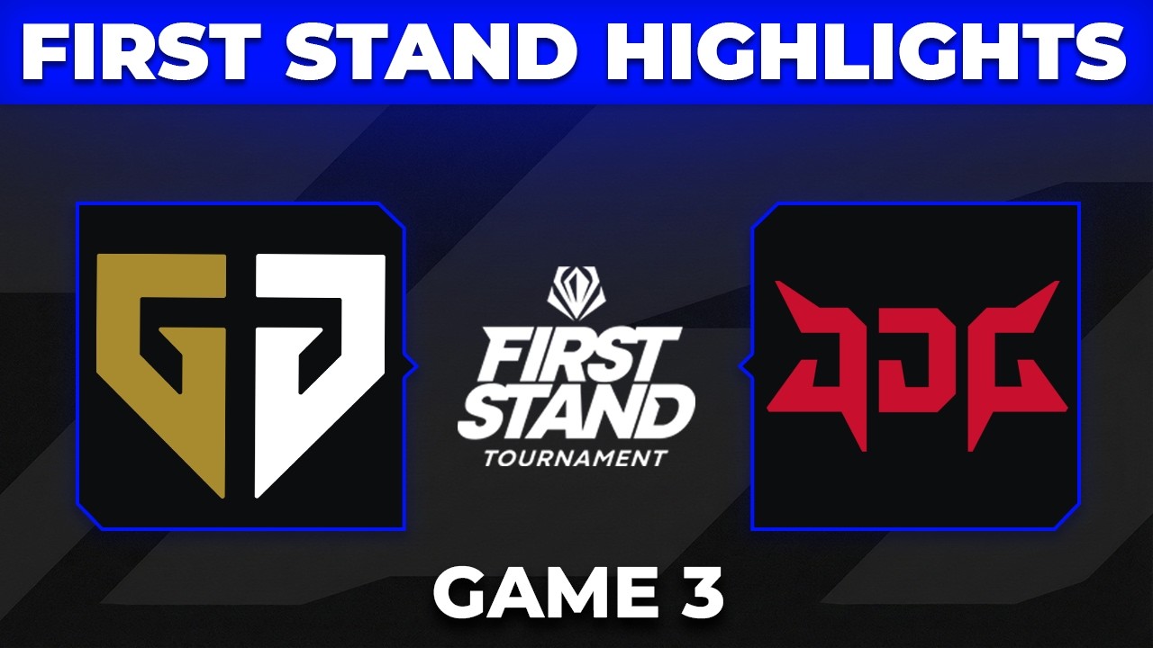 GEN vs JDG Highlights Game 3 | 2026 First Stand Groups Day 2 | Gen.G vs JD Gaming