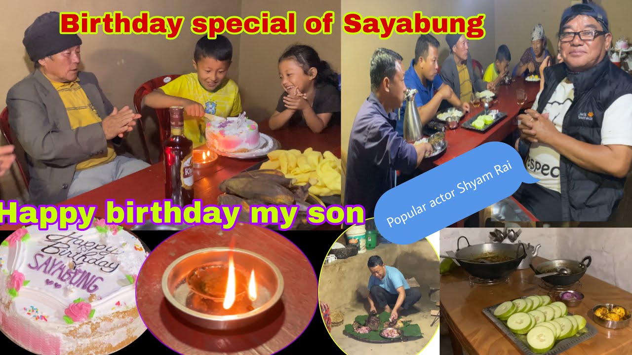 Popular actor Shyam Rai arrived in birthday party of Sayabung  all are surprised. Family gathering