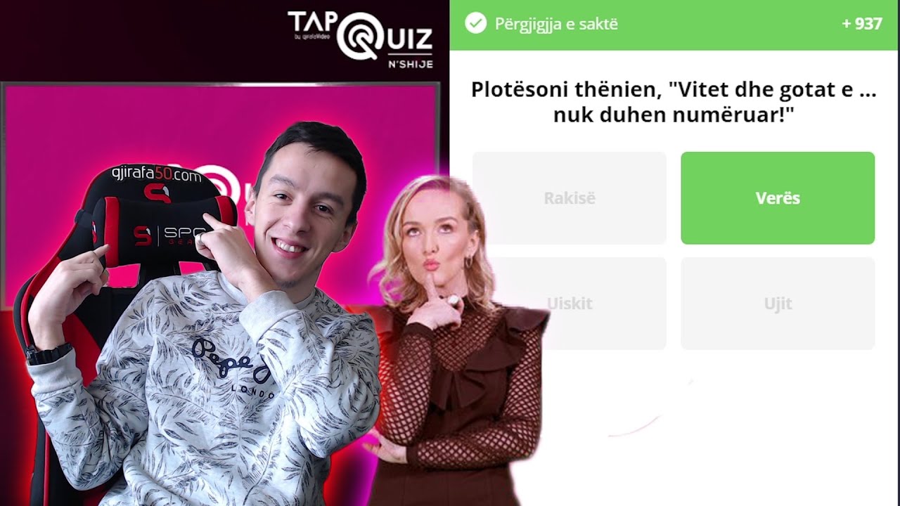 Gjirafa TapQuiz ME KARRIKËN E RE!!! | Agon Gashi