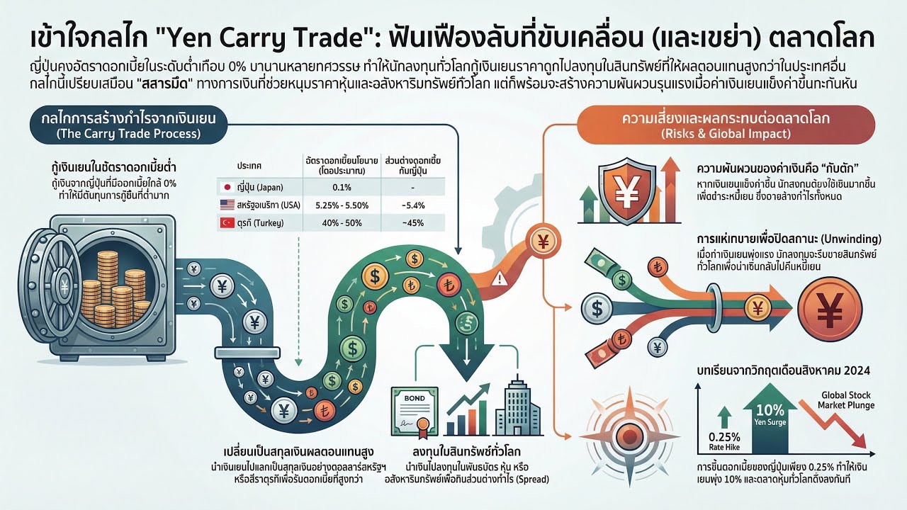 Yen Carry Trade: กลไก 