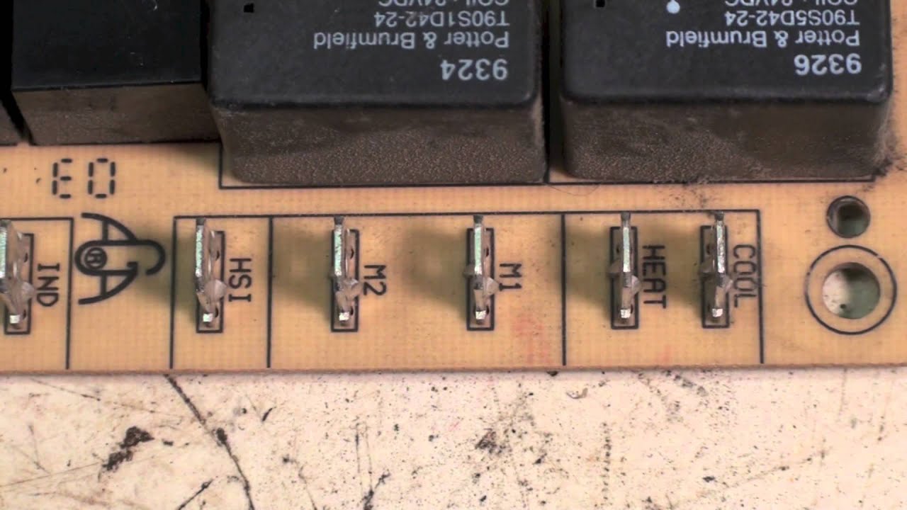 How to change the fan motor speed on a gas furnace