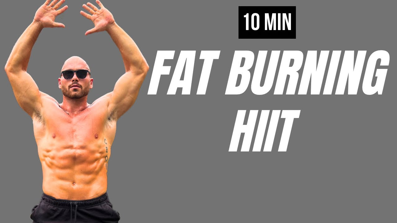 10 MIN FAT BURNING HIIT WORKOUT | Full Body Cardio, No Equipment, No Repeat