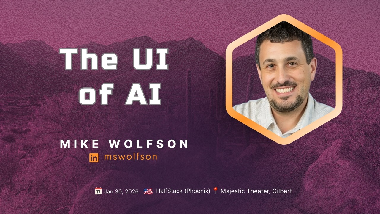 The UI of AI - Mike Wolfson