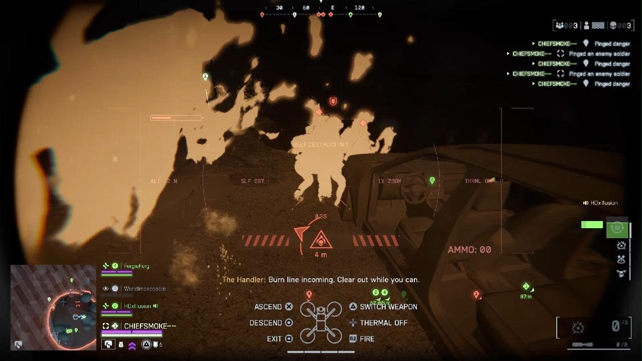 Triple drone kill