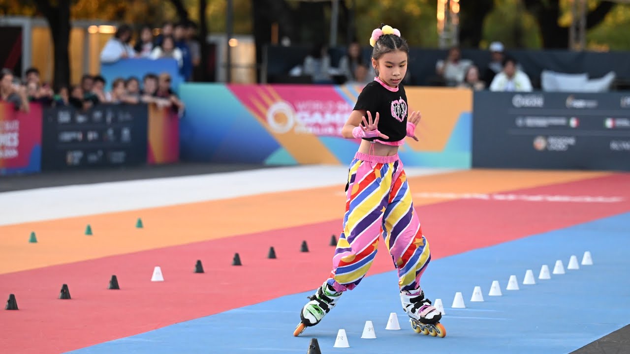 李悅意 Worldskate Game Italia 2024 classic slalom junior women 3rd