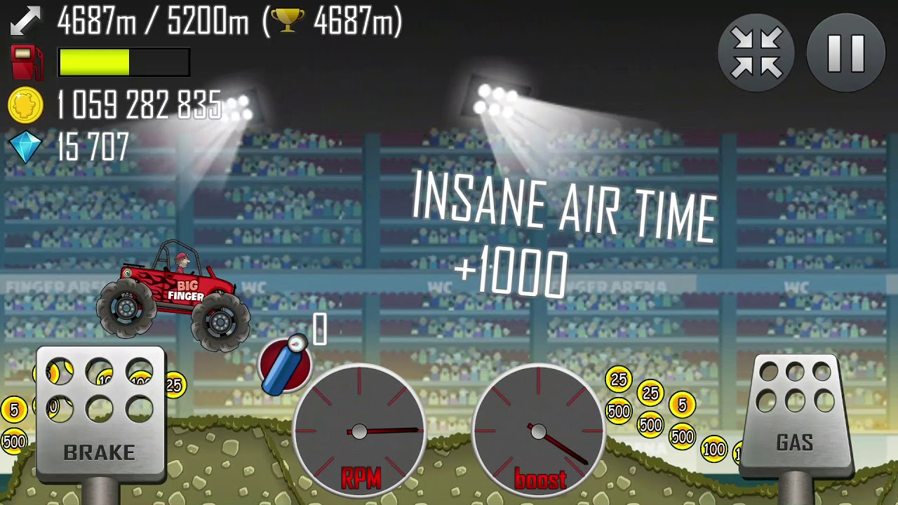 Hill Climb Racing ARENA Map Gameplay