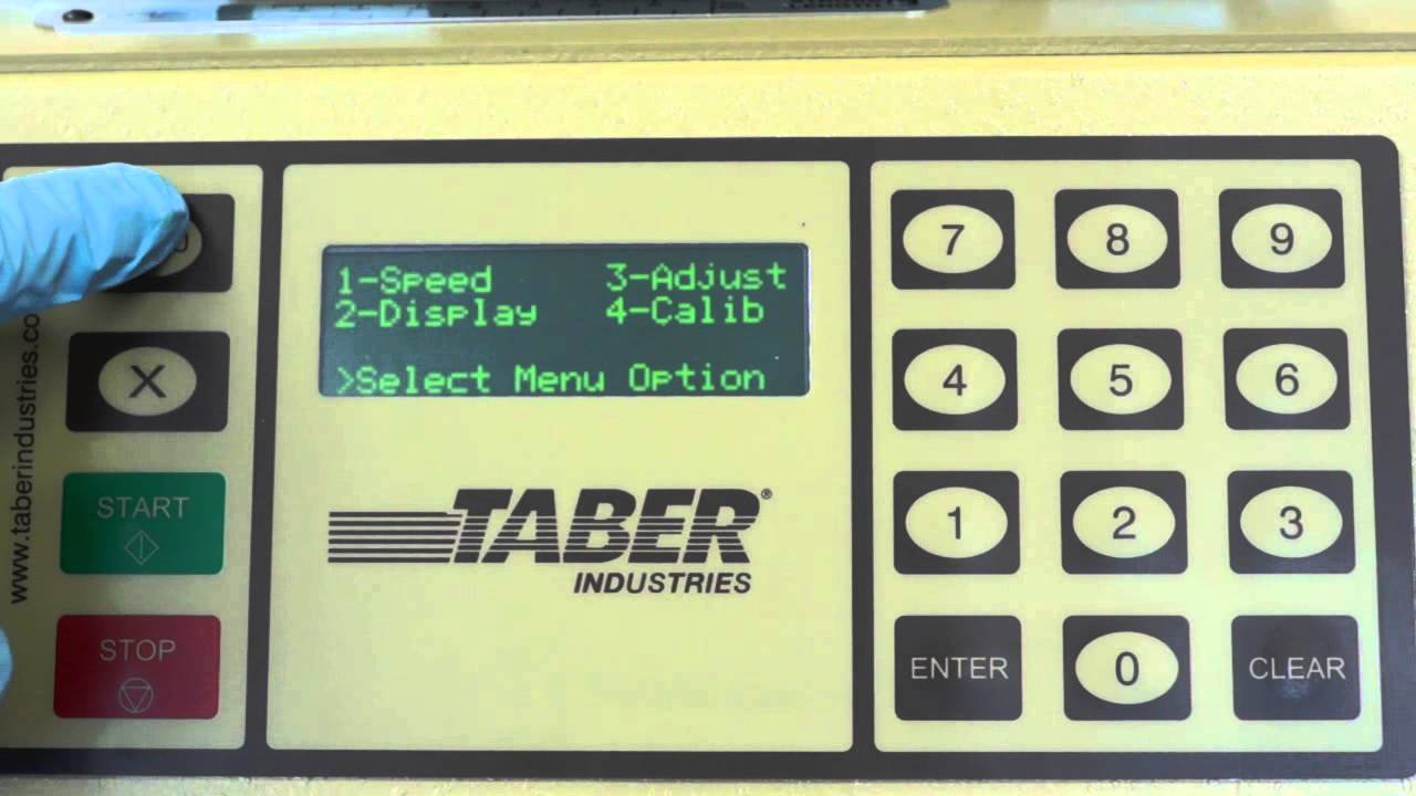 Abrasion / Scratch Testing with TABER Reciprocating Abraser