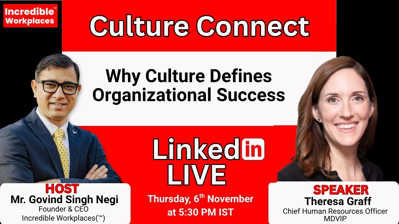 Ep-18 Why Culture Defines Organizational Success with Ms. Theresa Graff!