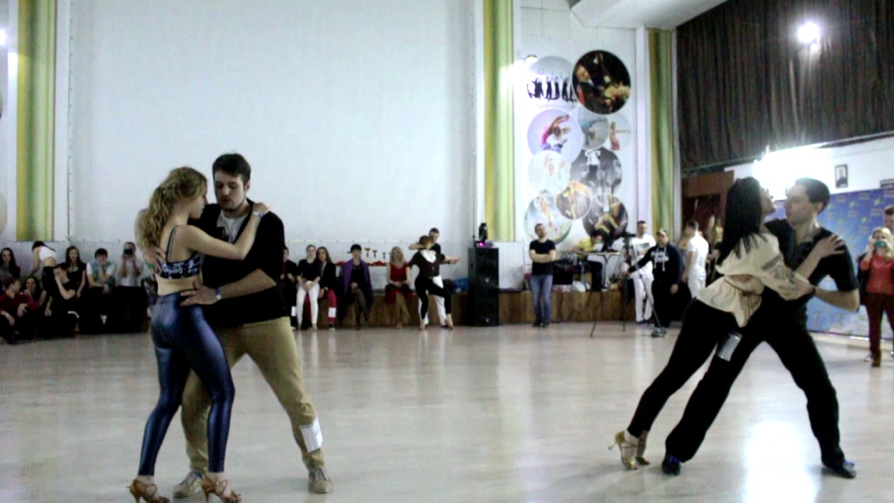Bachata Couples Intermediate. Полуфинал. 1 заход. IV Kharkov Z'n'B Competition 2017.