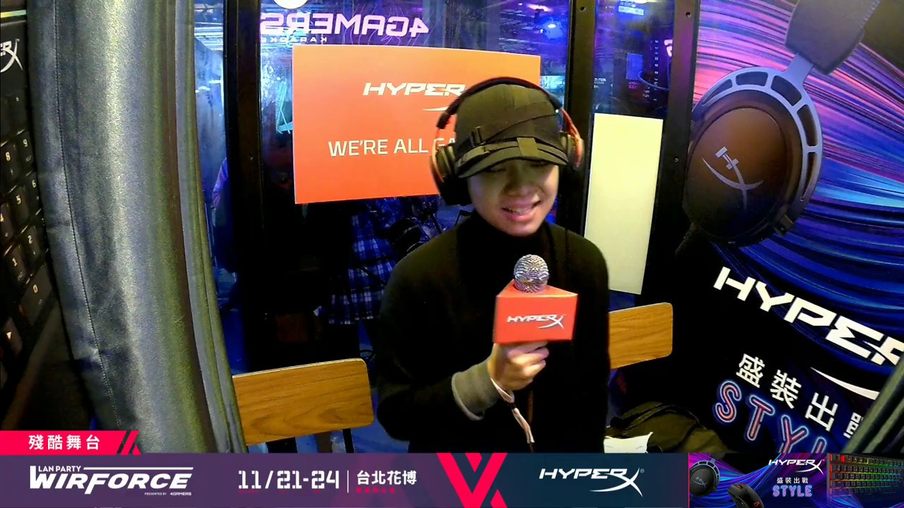 WirForce 2019  殘酷舞台  Day4 被聊天室瘋狂再一首的黑衣人( 歌名: 普通朋友 / 啞巴 / 當你 )