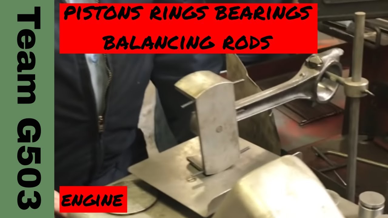 Pistons Rods And Bearing Assembly  G503 Willys MB And Ford GPW L134 Flat Head Engine