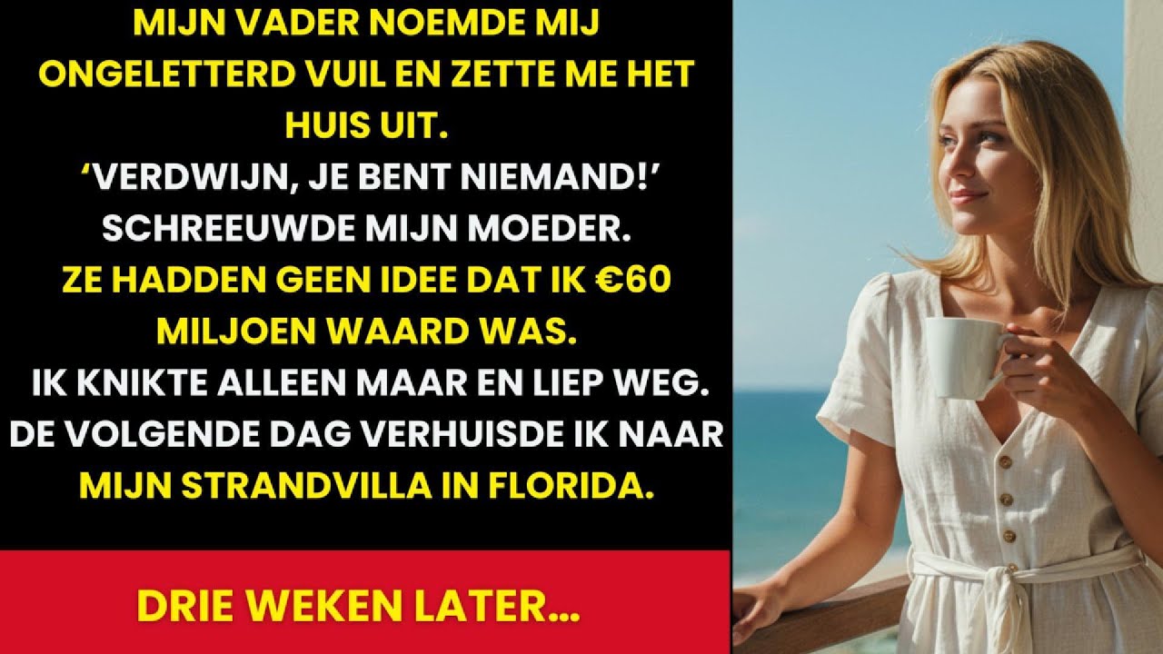 Papa Noemde Me ‘Onopgeleide Troep’ En Trapte Me Eruit – ‘Verdwijn, Jij Bent Niemand!’ Riep Mama