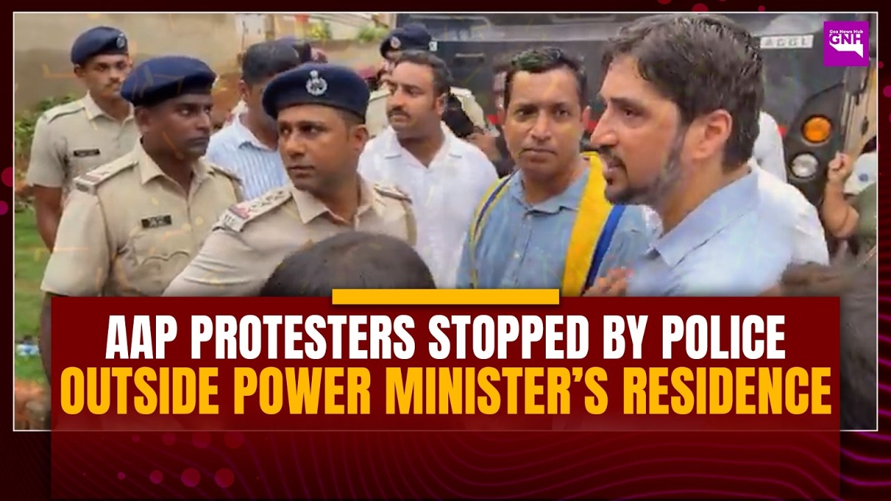 AAP Protesters Stopped By Police Outside Power Minister&rsquo;s Residence