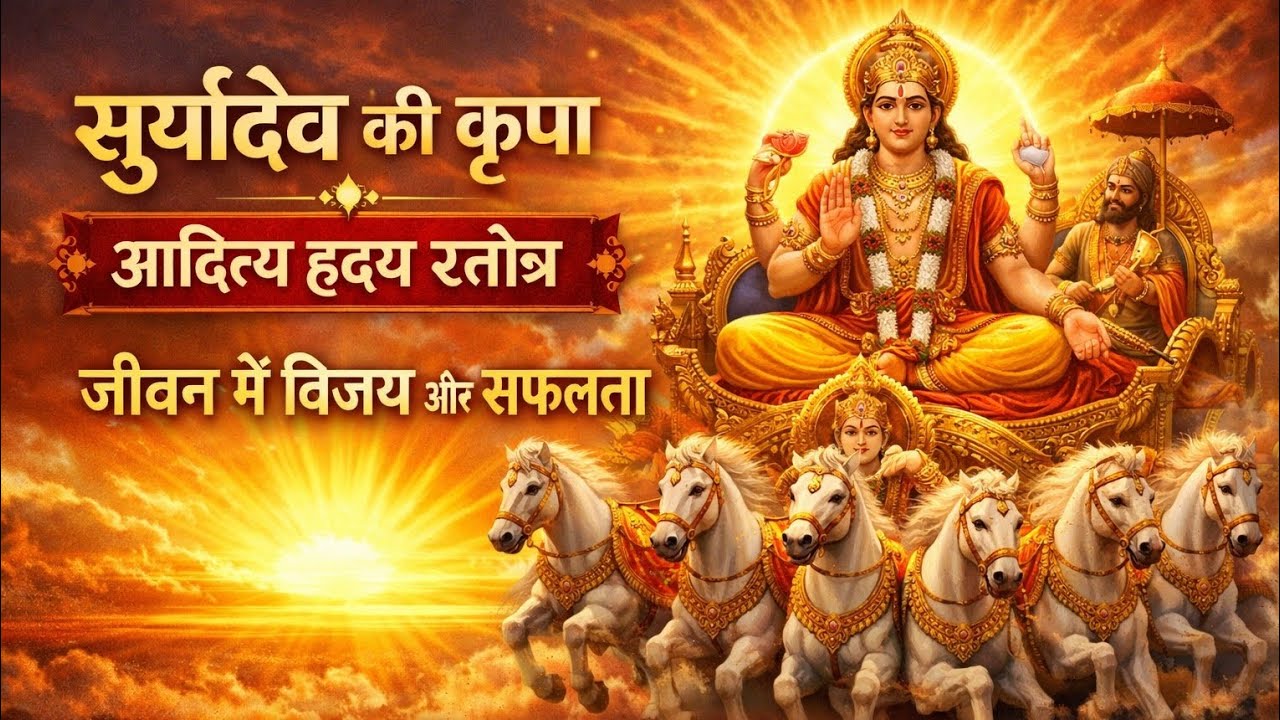 Aditya Hrudayam Stotra 🌞 | Powerful Surya Mantra for Success, Health & Victory | Full Chanting