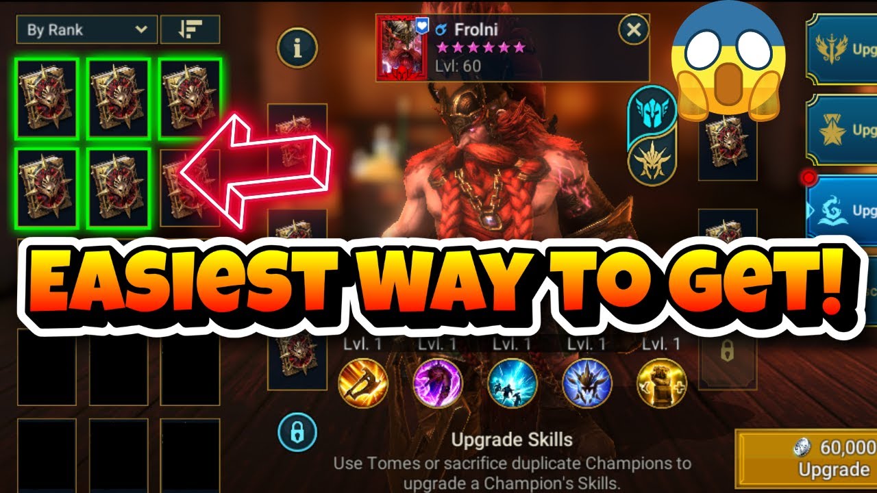 Easiest Way to Get Mythic Skill Tomes!!  Raid: Shadow Legends