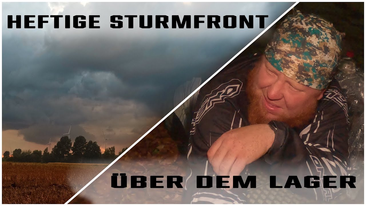 Unwetter am Lager Platz - Biwak Overnighter mit Pannen
