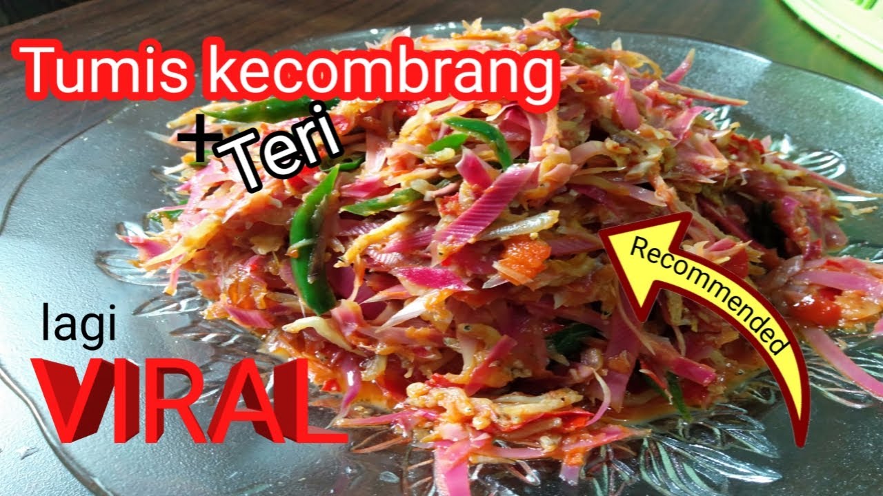 Resep dan cara masak tumis kecomberang+teri super enak || ide masakan sehari hari