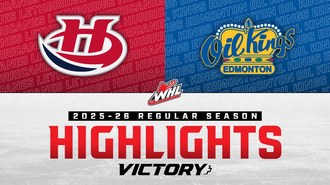 «Летбридж Харрикейнз» против «Эдмонтон Ойл Кингз» 13 октября | Лучшие моменты WHL 2025-26